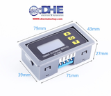 XY CD60 MẠCH BẢO VỆ SẠC VÀ XẢ PIN LITHIUM, ẮCQUY 6V - 60V, CÀI ĐẶT THỜI GIAN SẠC XẢ, LCD HIỂN THỊ ĐA THÔNG SỐ,
