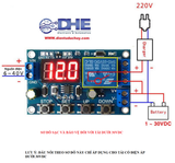 XY - DJ MẠCH SẠC/XẢ  PIN 18650, ẮC QUY, BẢO VỆ QUÁ ÁP, THẤP ÁP,  ĐIỀU CHỈNH ĐƯỢC THỜI GIAN SẠC, XẢ