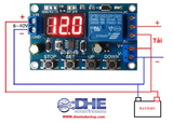 XY - DJ MẠCH SẠC/XẢ  PIN 18650, ẮC QUY, BẢO VỆ QUÁ ÁP, THẤP ÁP,  ĐIỀU CHỈNH ĐƯỢC THỜI GIAN SẠC, XẢ