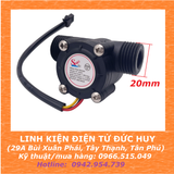 YF S201 Cảm biến lưu lượng nước, dòng chảy, đường kính ống 22mm, có ren vít dễ dàng lắp đặt.