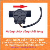 YF S201 Cảm biến lưu lượng nước, dòng chảy, đường kính ống 22mm, có ren vít dễ dàng lắp đặt.