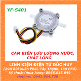 YF S401 Cảm biến lưu lượng nước, dòng chảy, đường kính ống 6mm