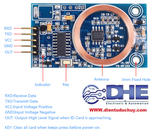 YS-RFID2 module đọc và giải mã thẻ RFID proximity 125Khz, giao tiếp software PC