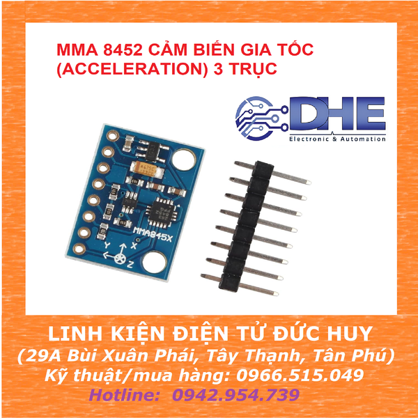 MMA8452 Cảm biến gia tốc (Acceleration) 3 trục