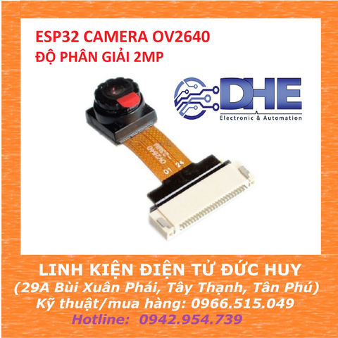 CAMERA OV2640, 2MP, ESP32 AI THINKER