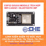 ESP32 38P CP2102 Gouuu module tích hợp WIFI 2.4GHZ  + Bluetooth  (Loại 38 chân )