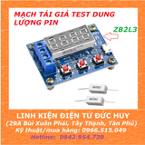 MODULE TEST DUNG LƯỢNG PIN ZB2L3