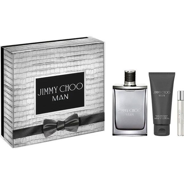 Gift Set Jimmy Choo Man 3pcs EDT 100ml EDT 10ml AS 100ml