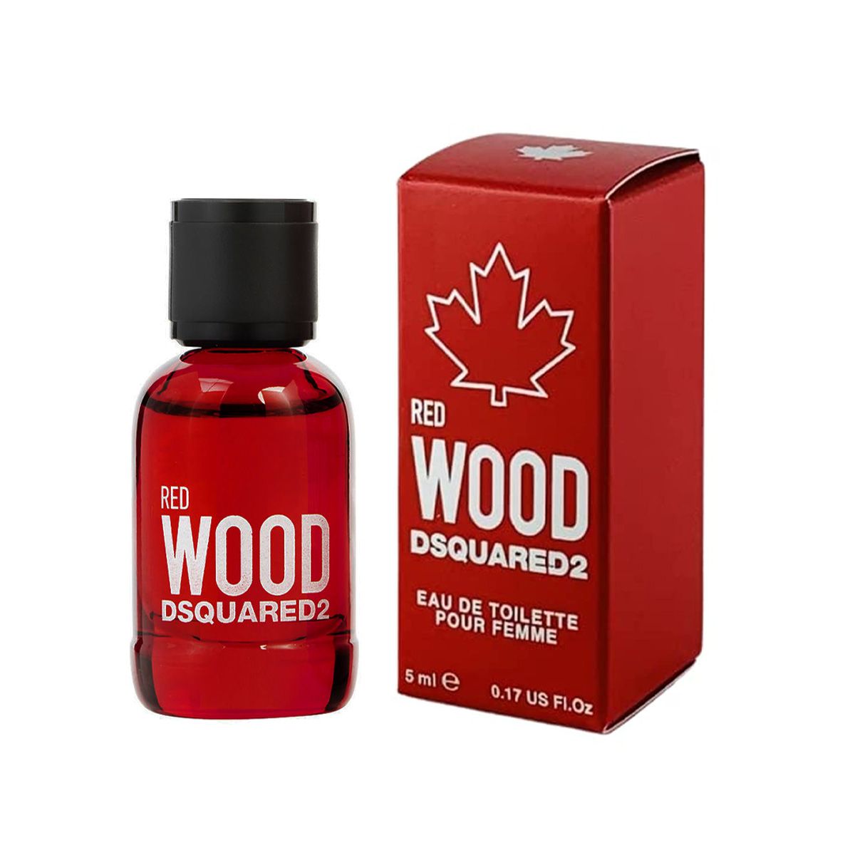  Dsquared2 Red Wood Pour Femme Mini Size 