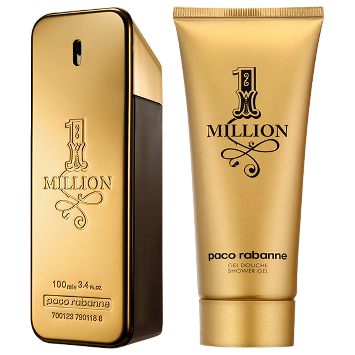  Gift Set Paco Rabanne 1 Million EDT 2pcs (EDT 100ml & Shower Gel 100ml) 