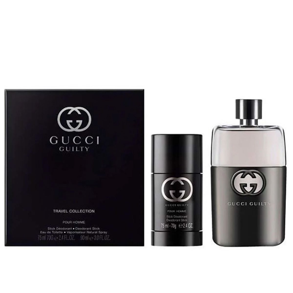 Gift set Gucci Guilty Pour Homme 2pcs(EDT 90ml & Stick deodorant 75ml)