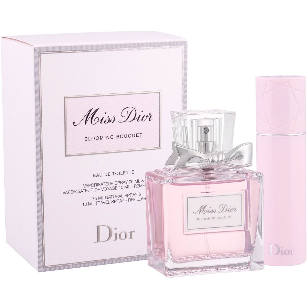 Gift Set Miss Dior Blooming Bouquet 2pcs ( EDT 75ml & EDT 10ml )