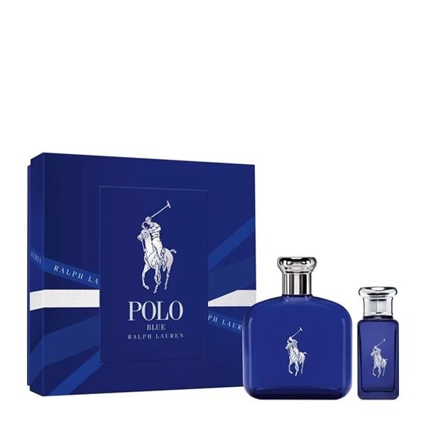  Gift Set Ralph Lauren Polo Blue ( EDT 125ml & EDT 30ml ) 