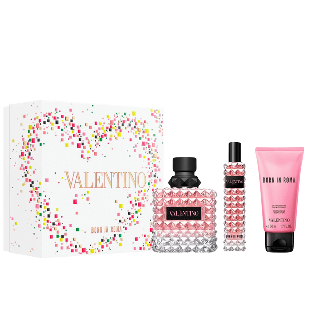 Gift Set Valentino Donna Born In Roma EDP 3pcs namperfume