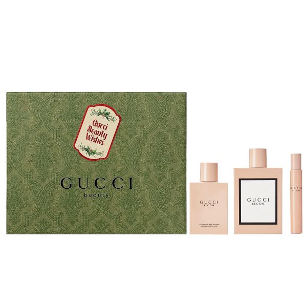 Gift Set Gucci Bloom 3pcs ( EDP 100ml & Lotion Dưỡng Da 100ml & EDP 10ml )