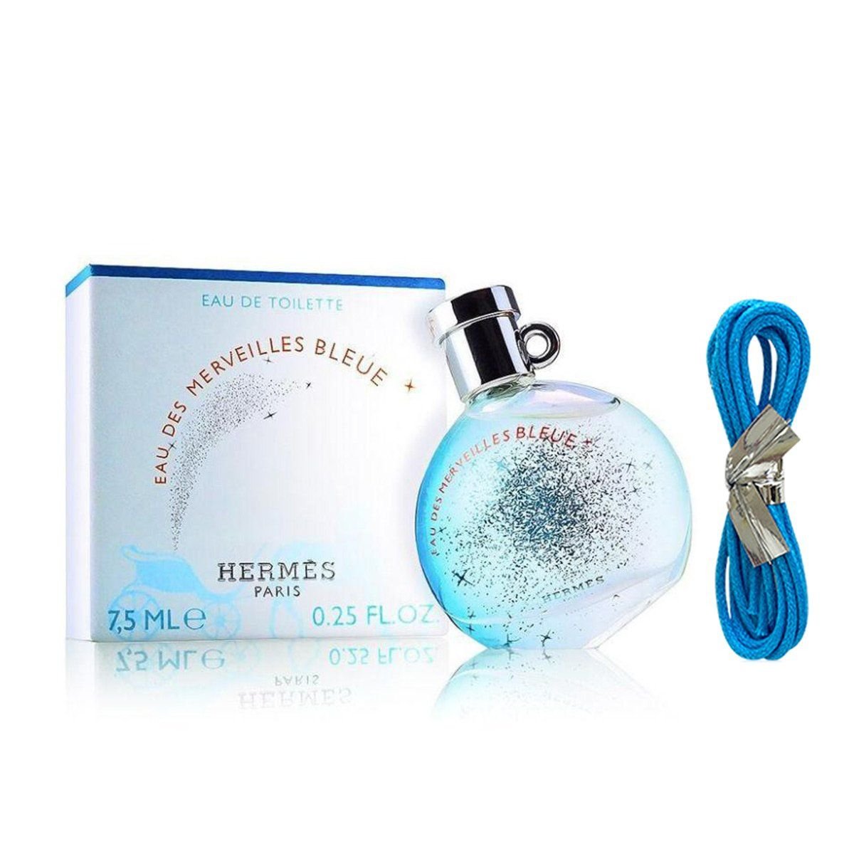  Hermes Eau des Merveilles Bleue Eau de Toilette Mini Size 