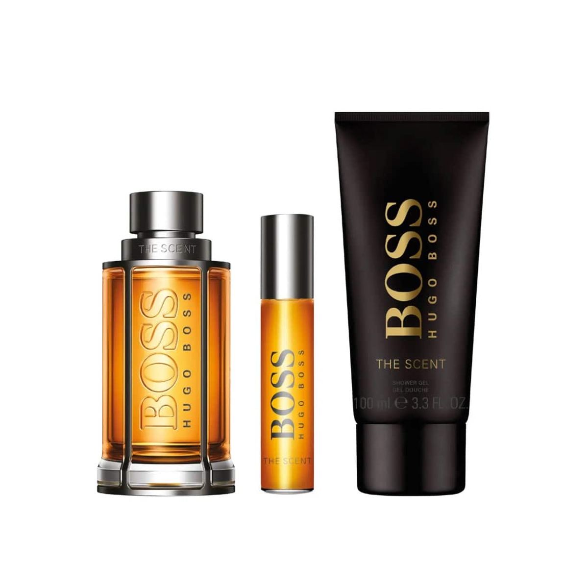 Gift Set Hugo Boss The Scent 3pcs (EDT 100ml, EDT 10ml, Shower Gel 100ml) 