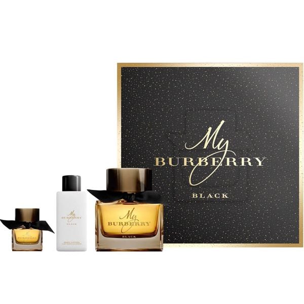 Gift Set My Burberry Black 3pcs ( EDP 90ml & EDP 5ml & Dưỡng thể 75ml )