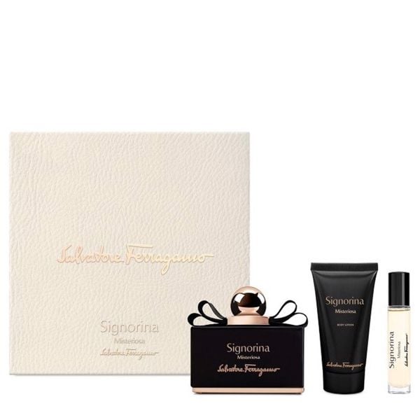  Gift set Signorina Misteriosa 3pcs (EDP 100ml & EDP 10ml & Lotion Dưỡng Da 50ml) 