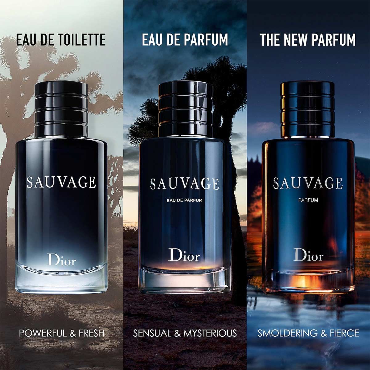 Giftset Nước Hoa Dior Sauvage Eau De Parfum 100ml  50ml 10ml