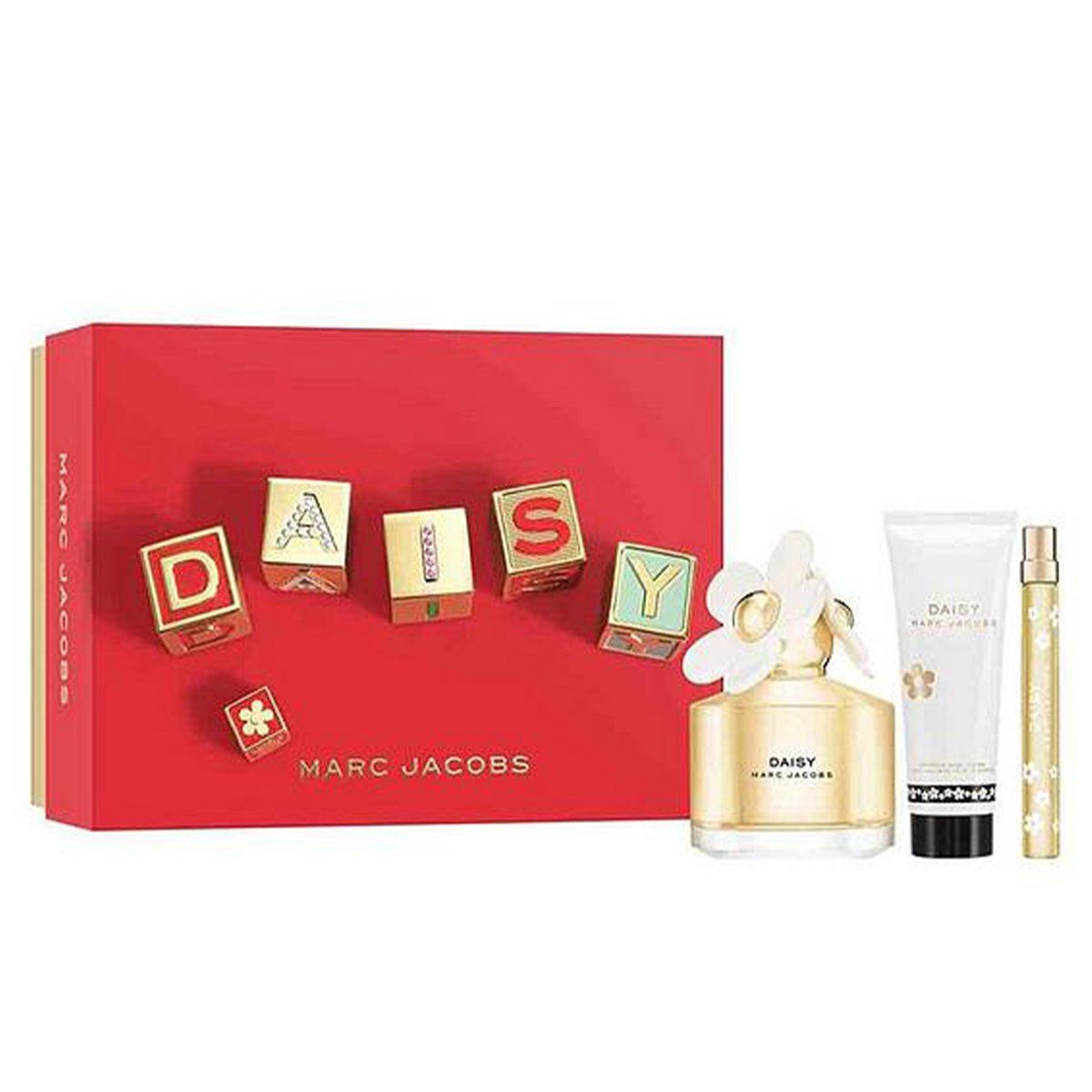  Gift Set Marc Jacobs Daisy 3pcs ( EDT 100ml & EDT 10ml & Body Lotion 75ml ) 