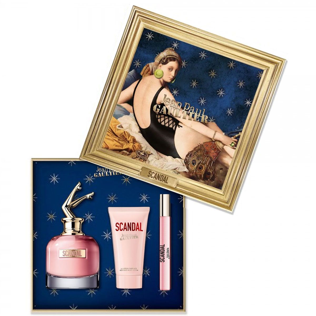  Gift Set Jean Paul Gaultier Scandal 3pcs ( EDP 80ml & Lotion Dưỡng Da 75ml & EDP 10ml ) 