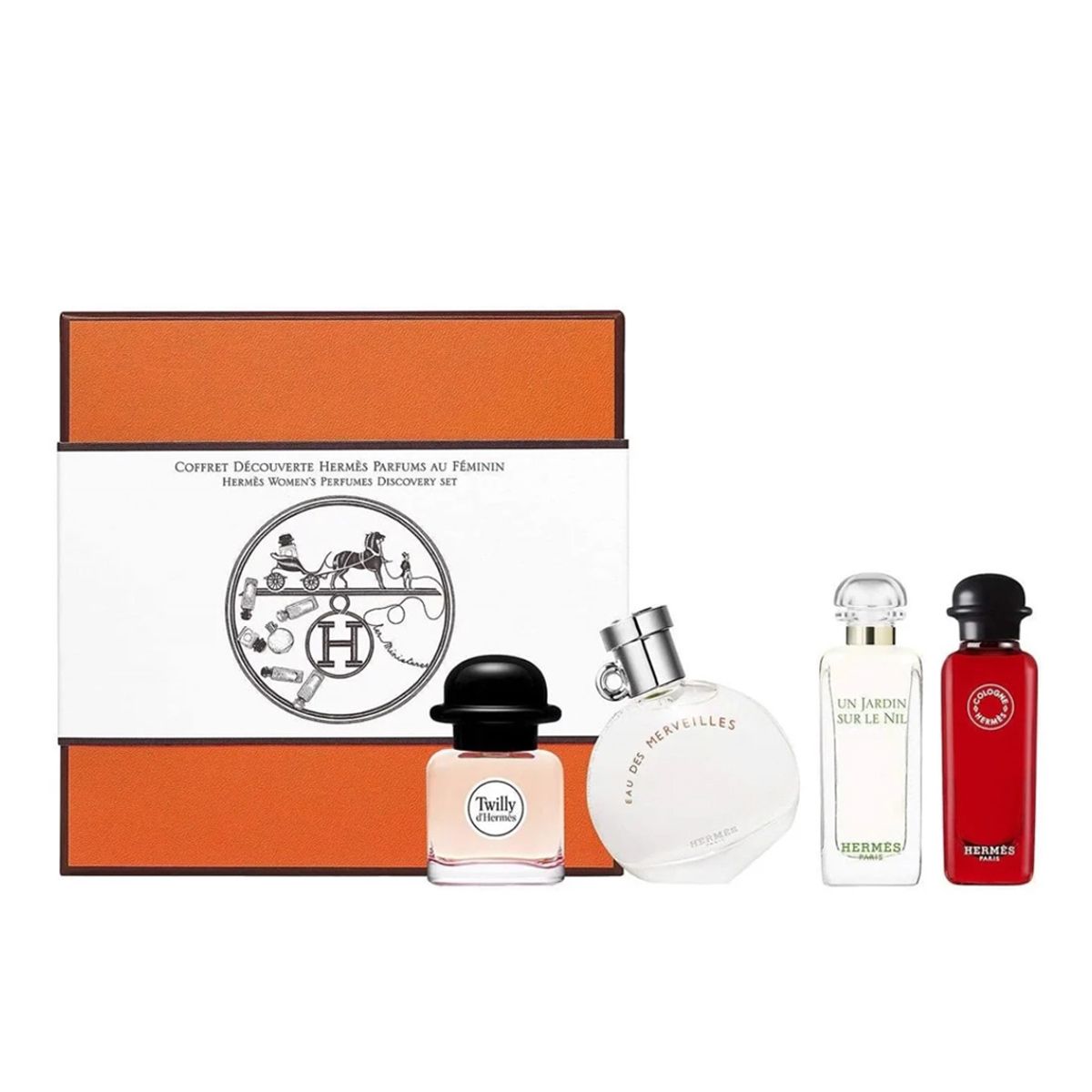  Hermes Miniature Gift Set For Women (4 x 7.5ml) 