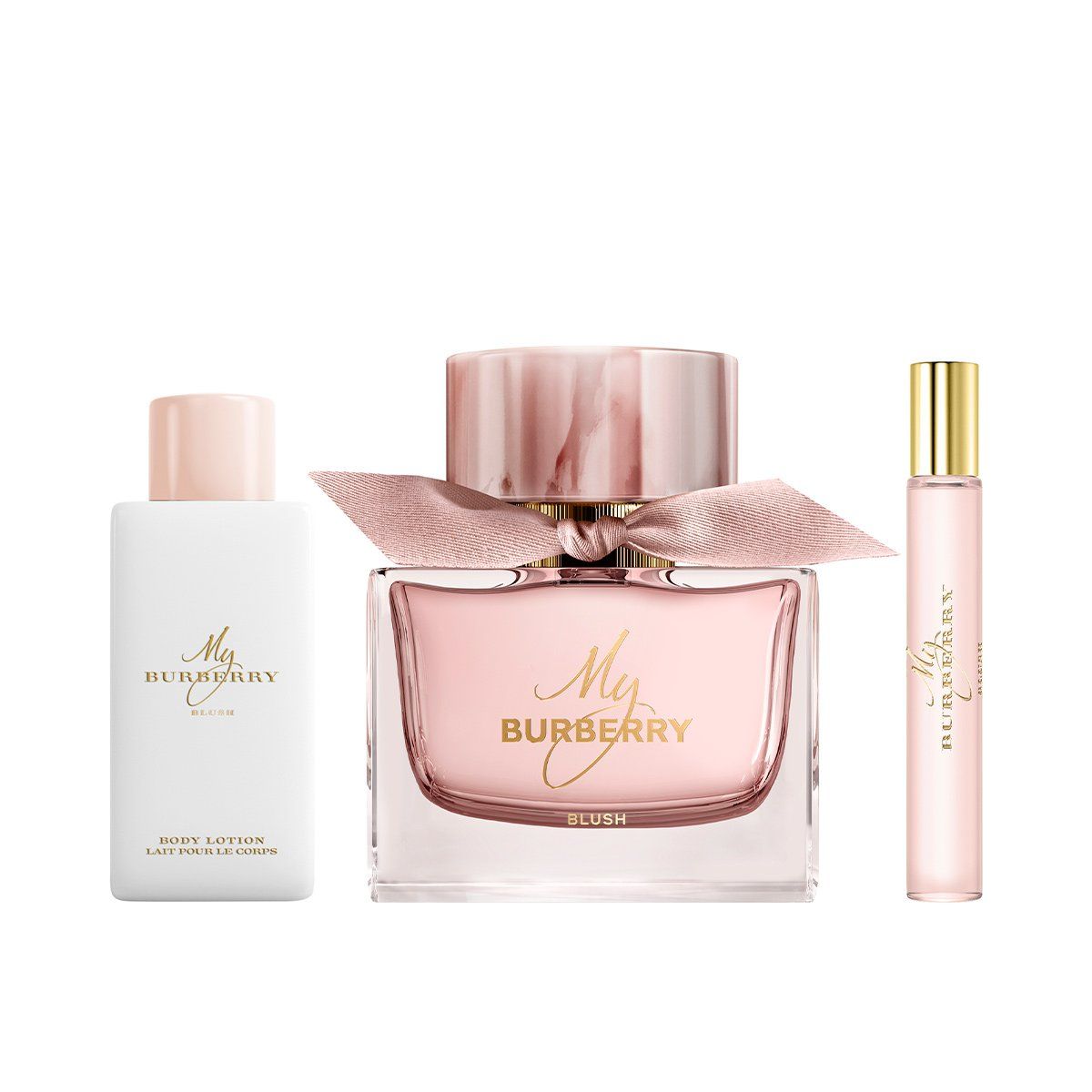  Gift Set My Burberry Blush for Women 3 Pcs EDP 90ml + EDP 7.5ml + BL 75ml 