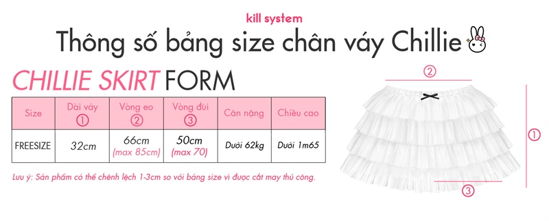 Giúp nàng thêm nữ tính, đáng yêu với chân váy voan dài qua gối – MARC