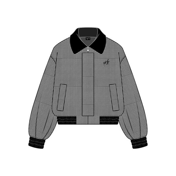  Áo khoác bomber sọc caro KYOMI 