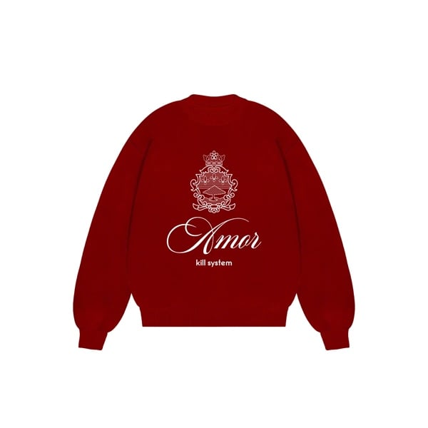  Áo sweater nỉ bông Amor form boxy 