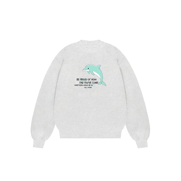  Áo sweater nỉ bông Dolphin 