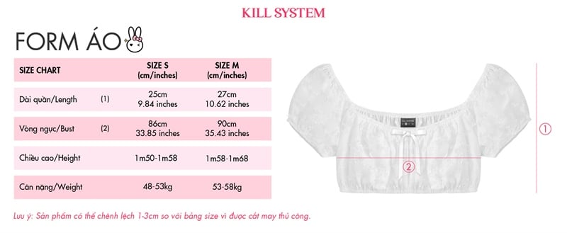  Áo crotop cổ tròn tay phồng TINI 