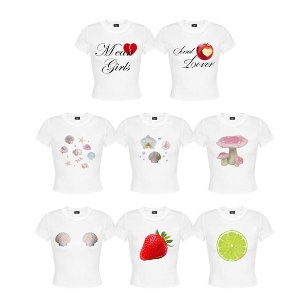  Áo thun babytee Killsystem Mùa Hè Sôi Động chất thun co giãn thoáng mát 