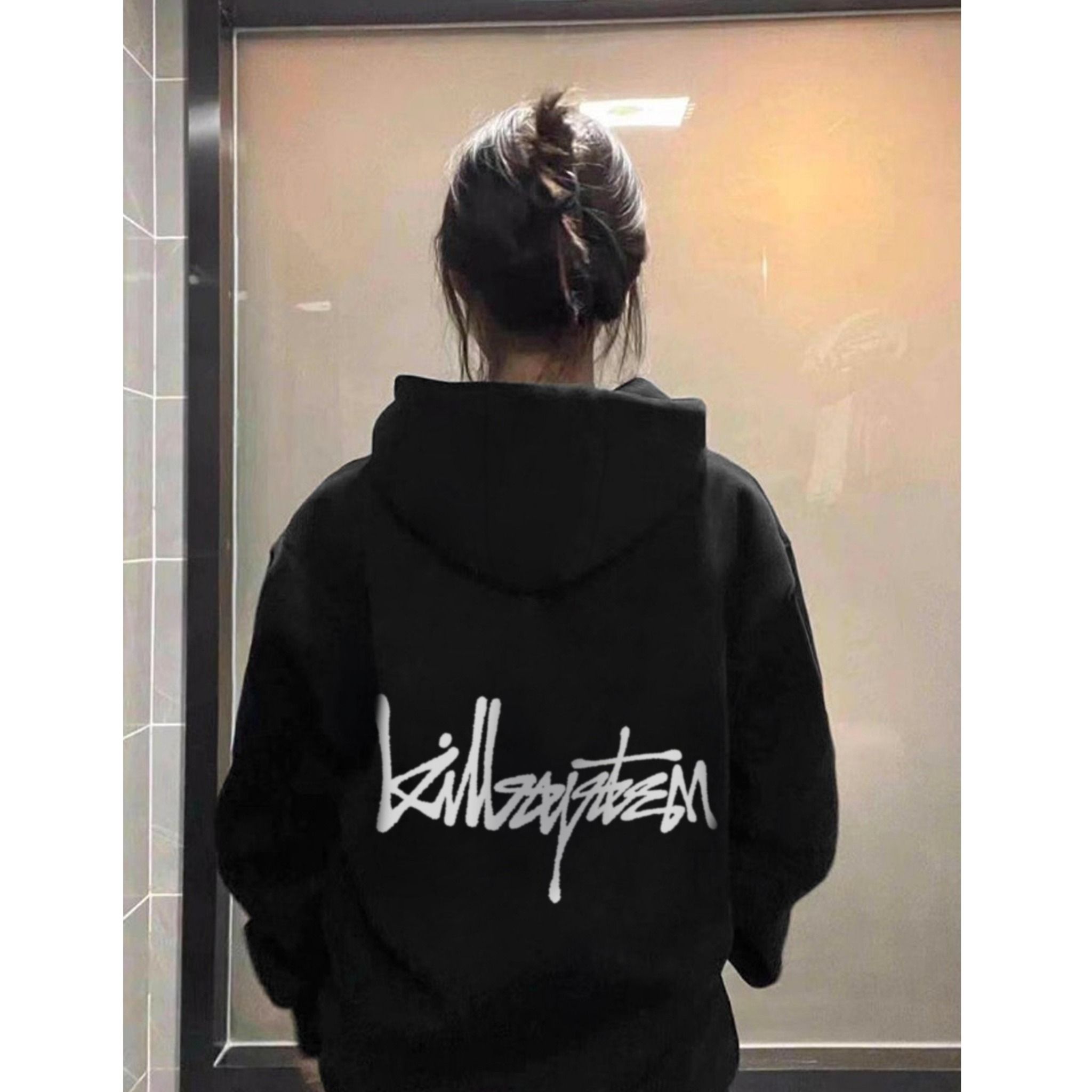  Áo khoác Kill System Hoodie zip Graffiti 