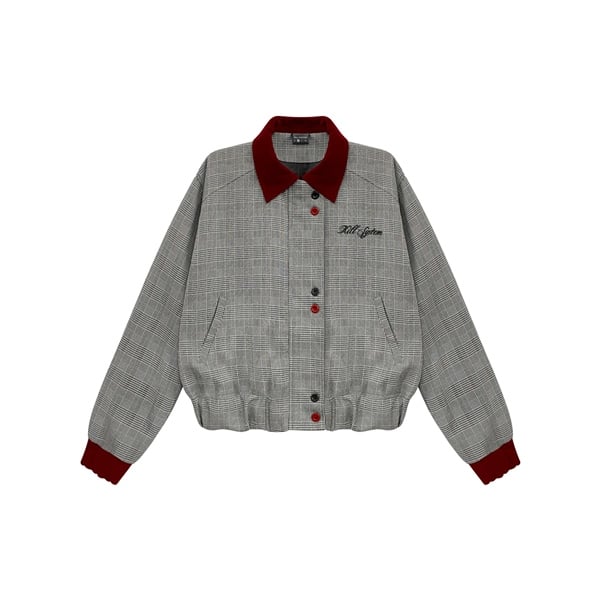  Áo khoác bomber kẻ sọc Charlotte PREMIUM 