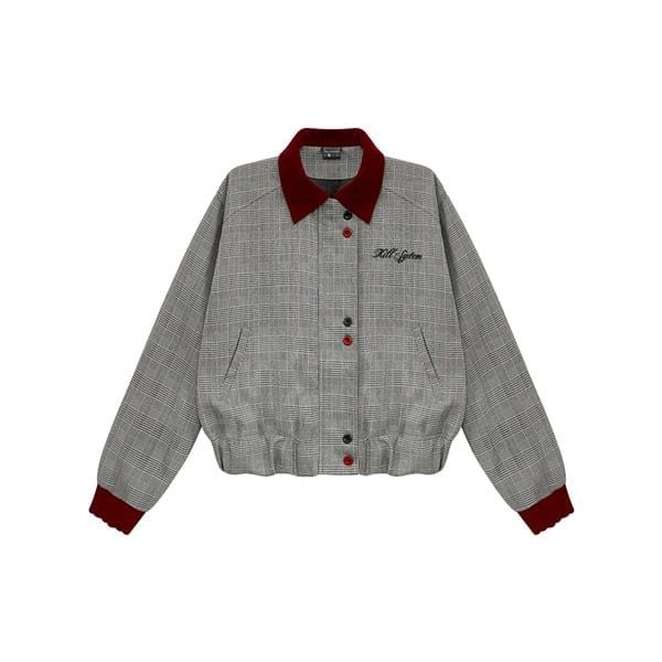  Áo khoác bomber kẻ sọc Charlotte PREMIUM 