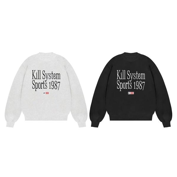 Kill System Áo sweater nỉ bông Sports 1987 – KILL SYSTEM