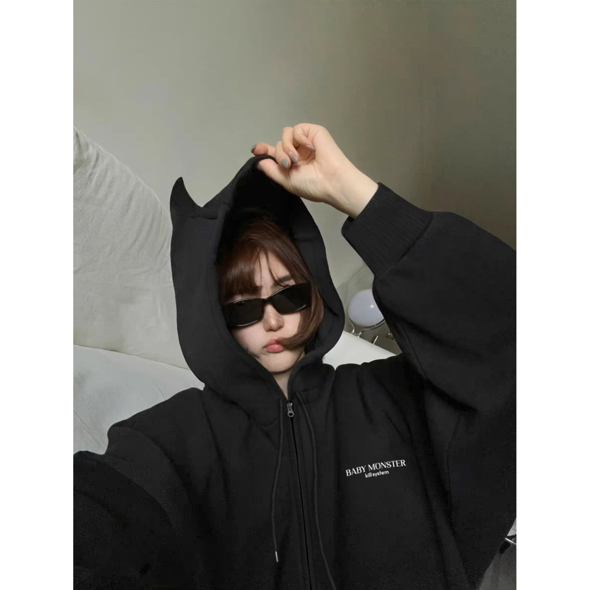  Áo khoác Kill System Hoodie zip Monster 