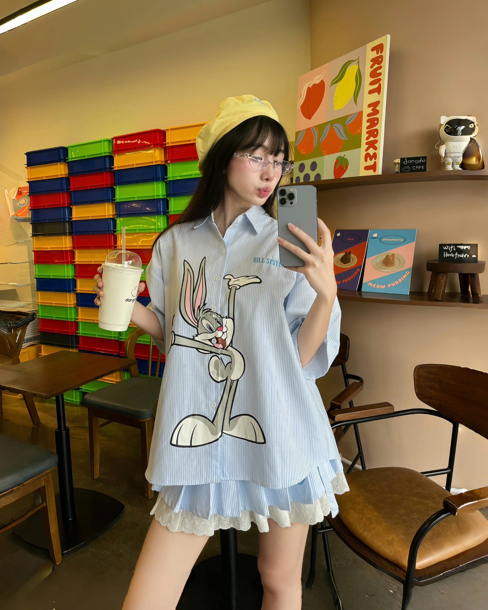  Chân váy ngắn xếp ly Sachi Kill System 