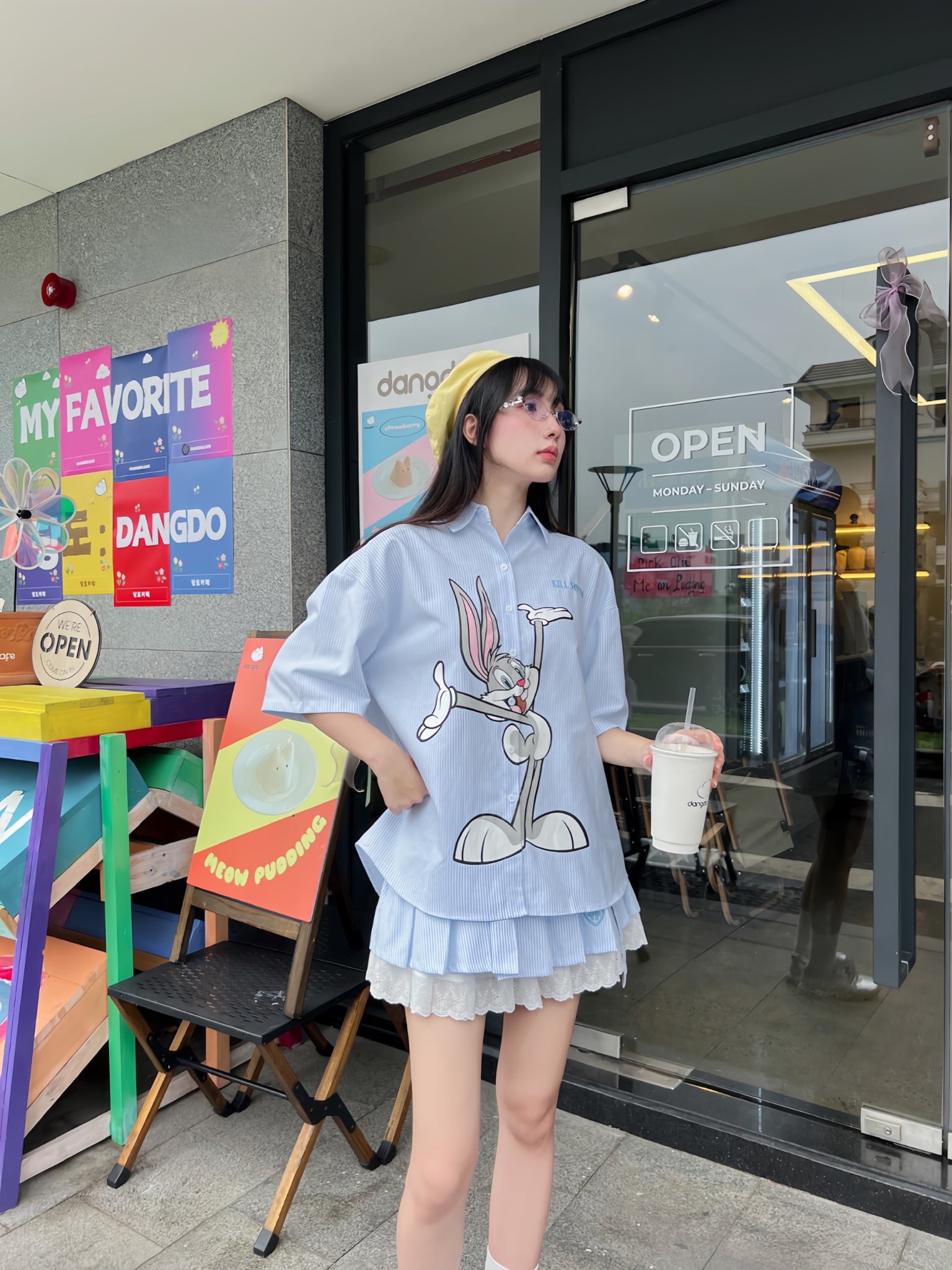  Chân váy ngắn xếp ly Sachi Kill System 