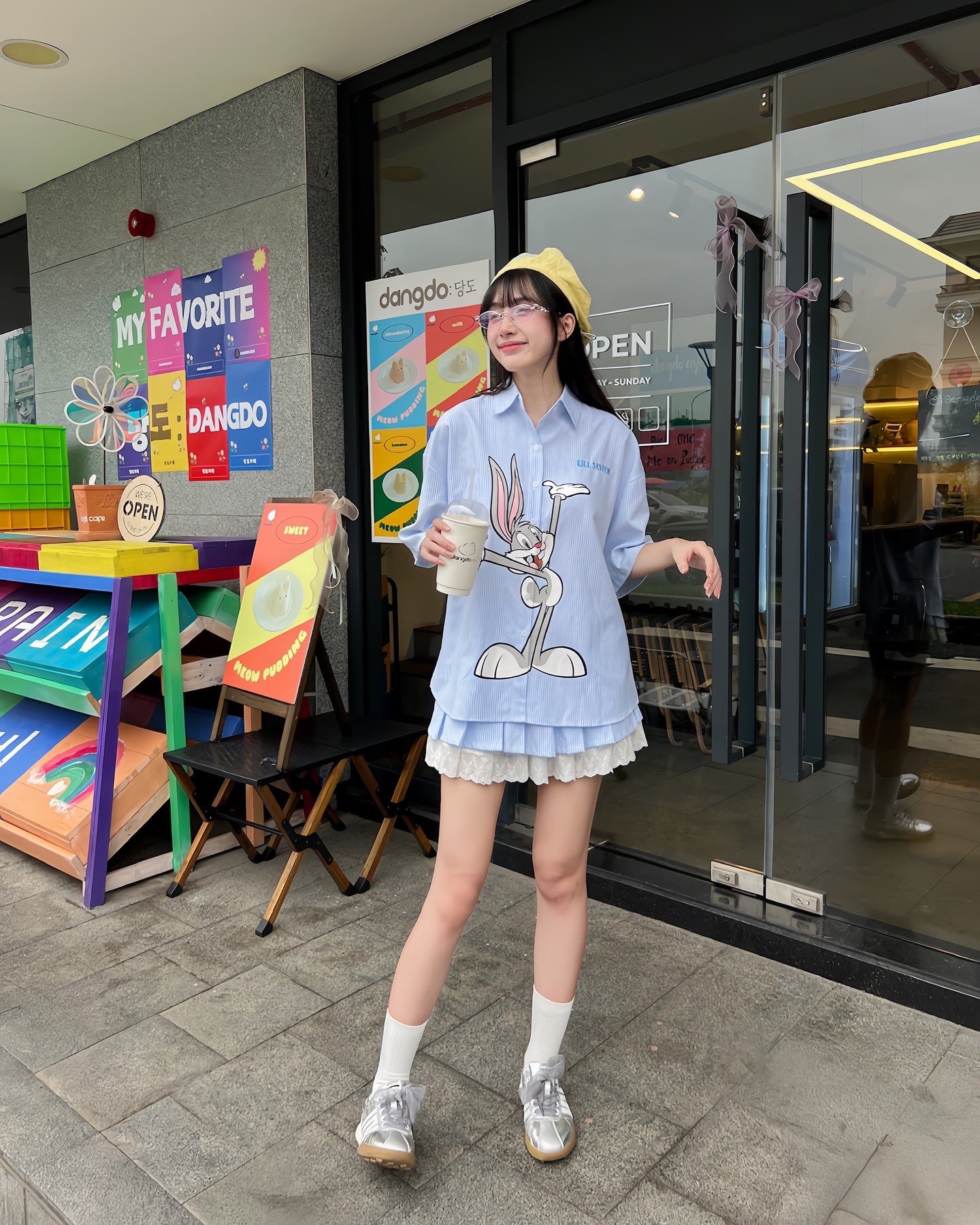  Chân váy ngắn xếp ly Sachi Kill System 