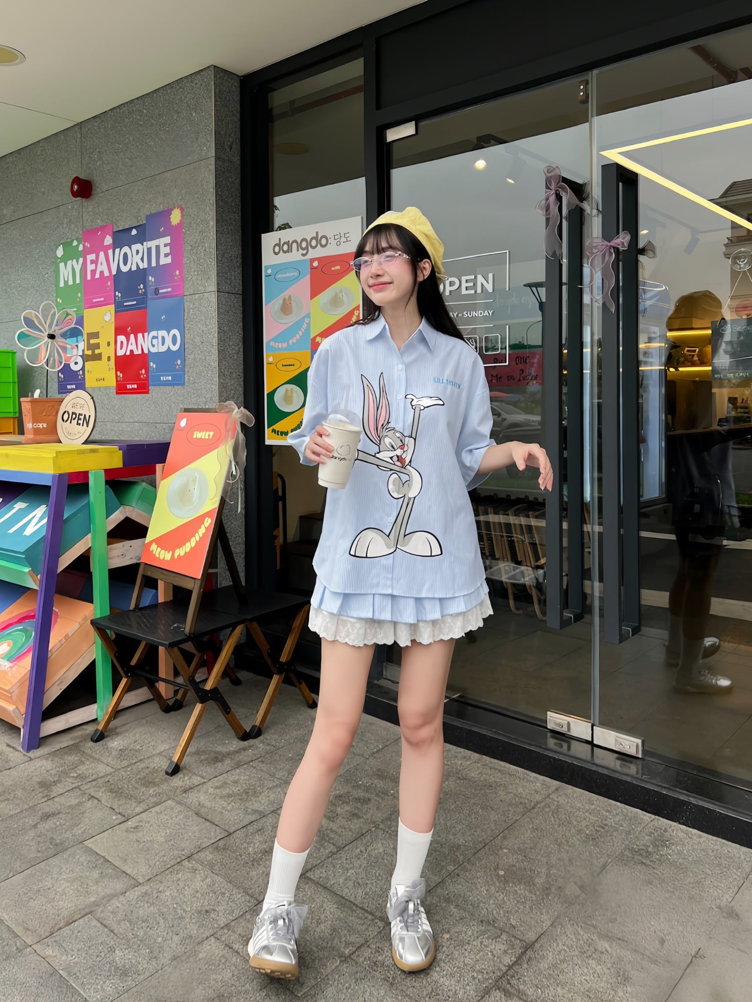  Chân váy ngắn xếp ly Sachi Kill System 