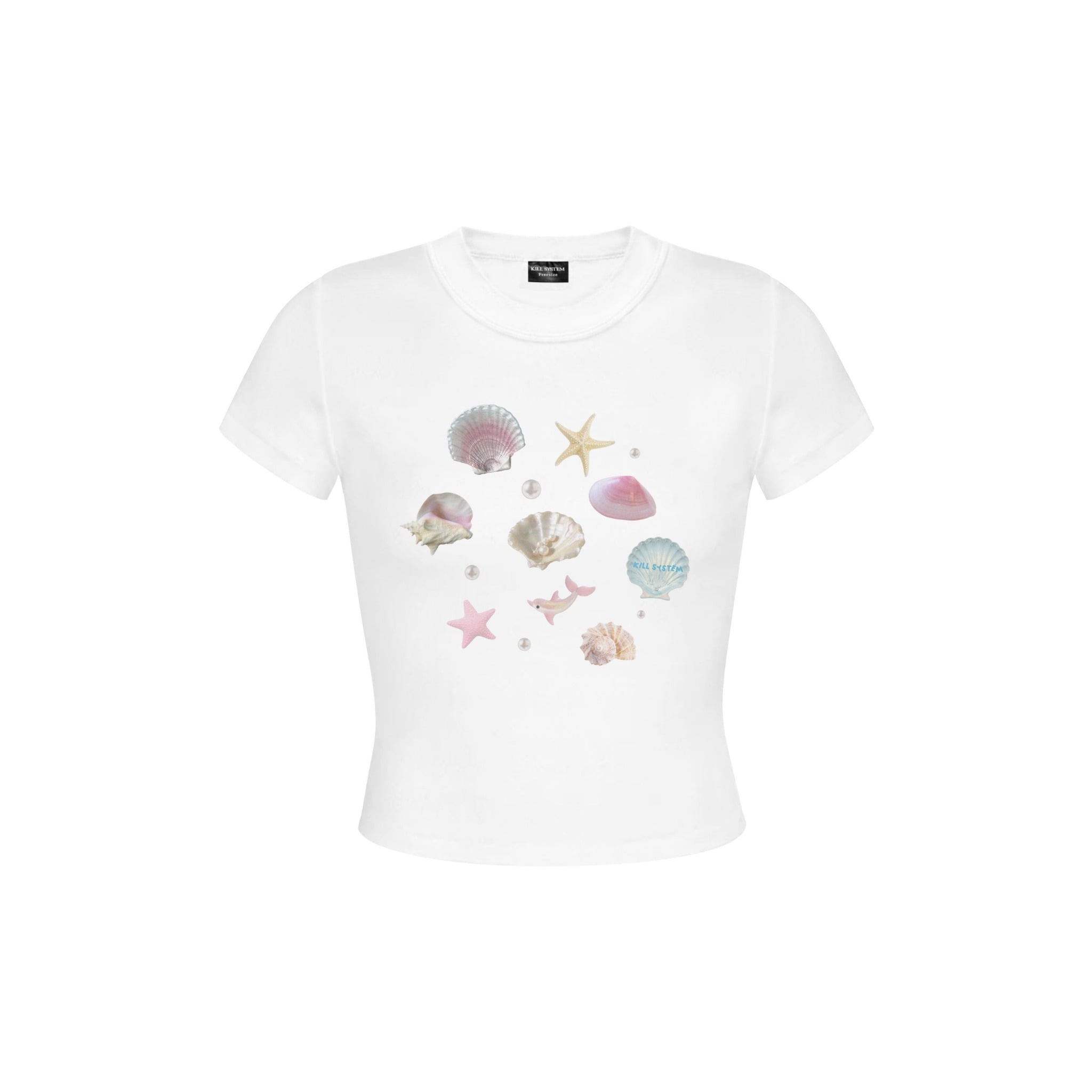  Áo thun babytee Killsystem Mùa Hè Sôi Động chất thun co giãn thoáng mát 