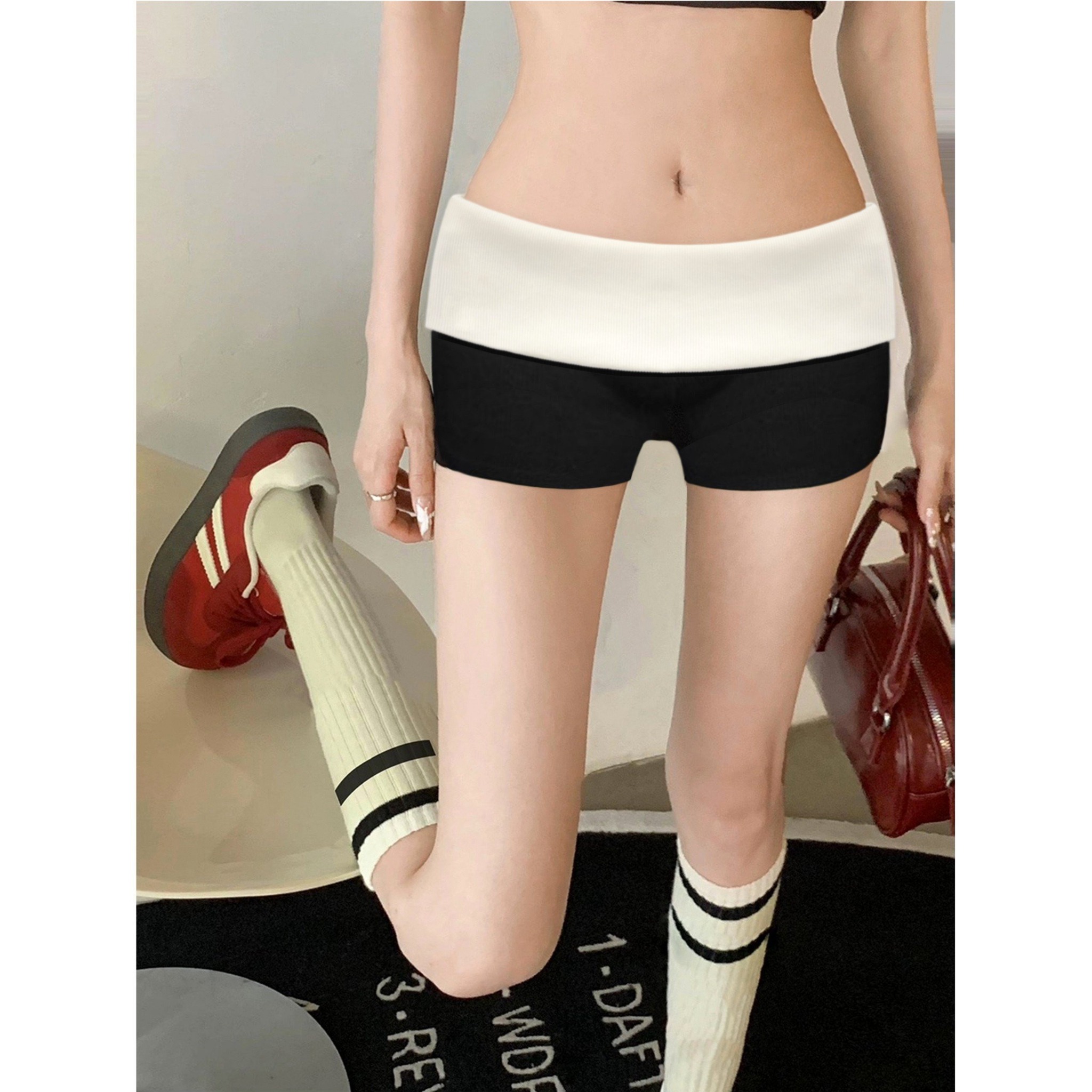  Quần Short len tăm nữ ngắn form ôm Killsystem Mie 