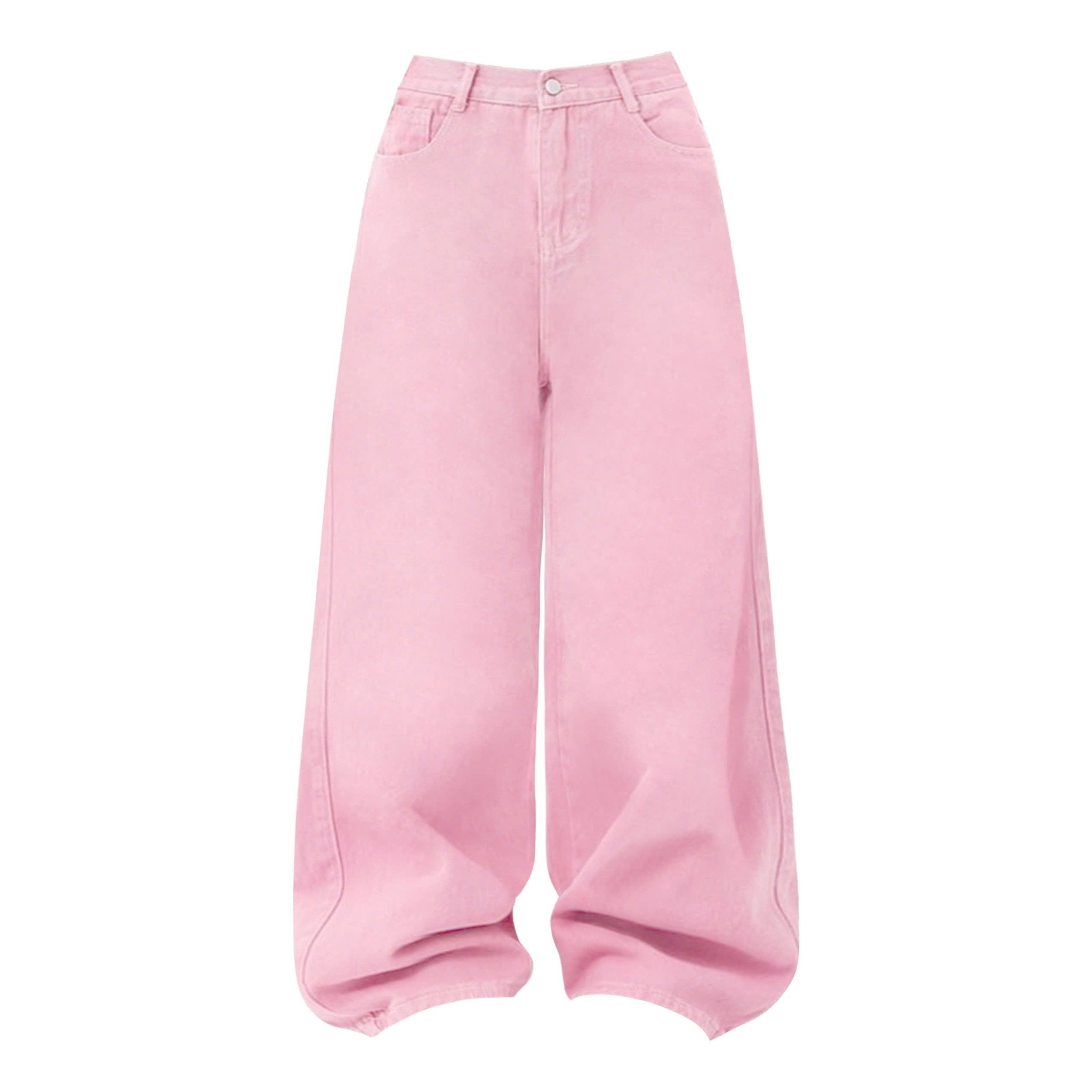  Quần Jeans nữ wash ống rộng New Jean 