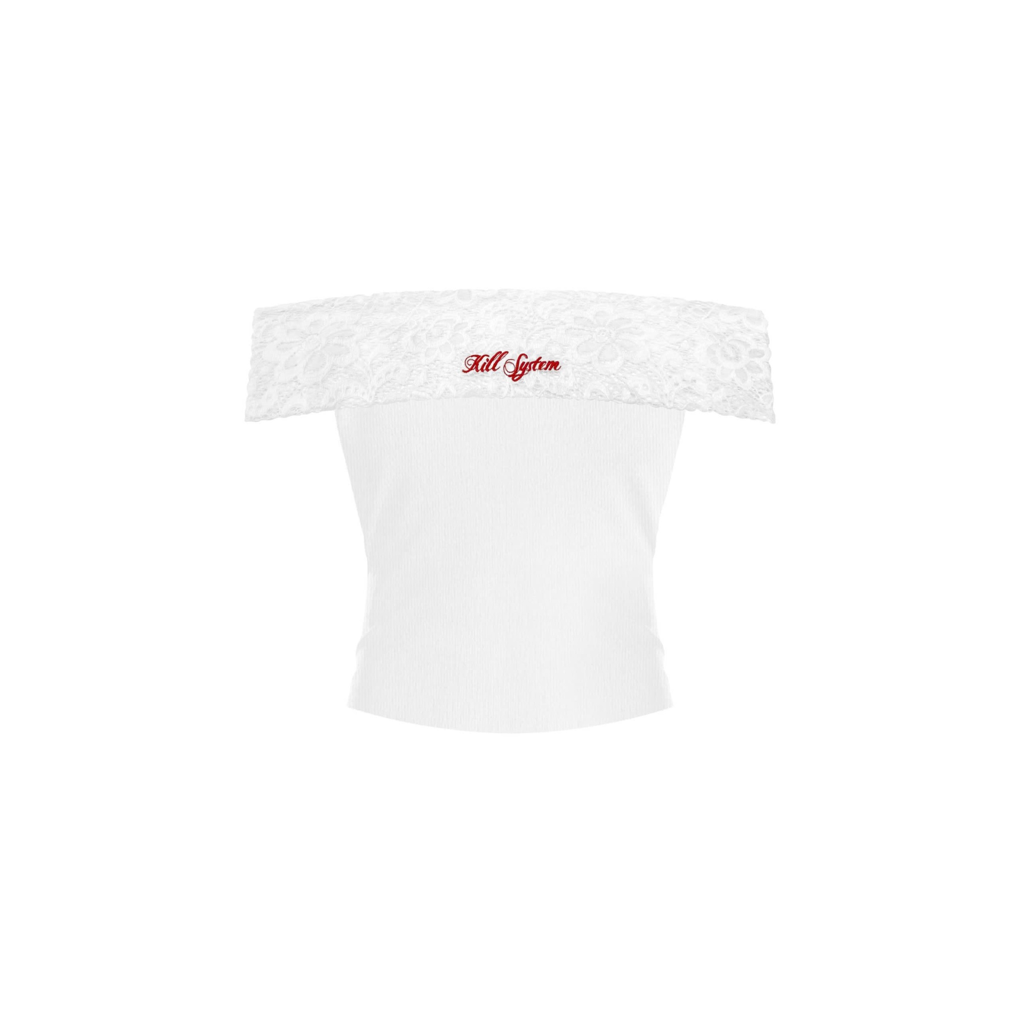  Áo trễ vai phối ren Sally 