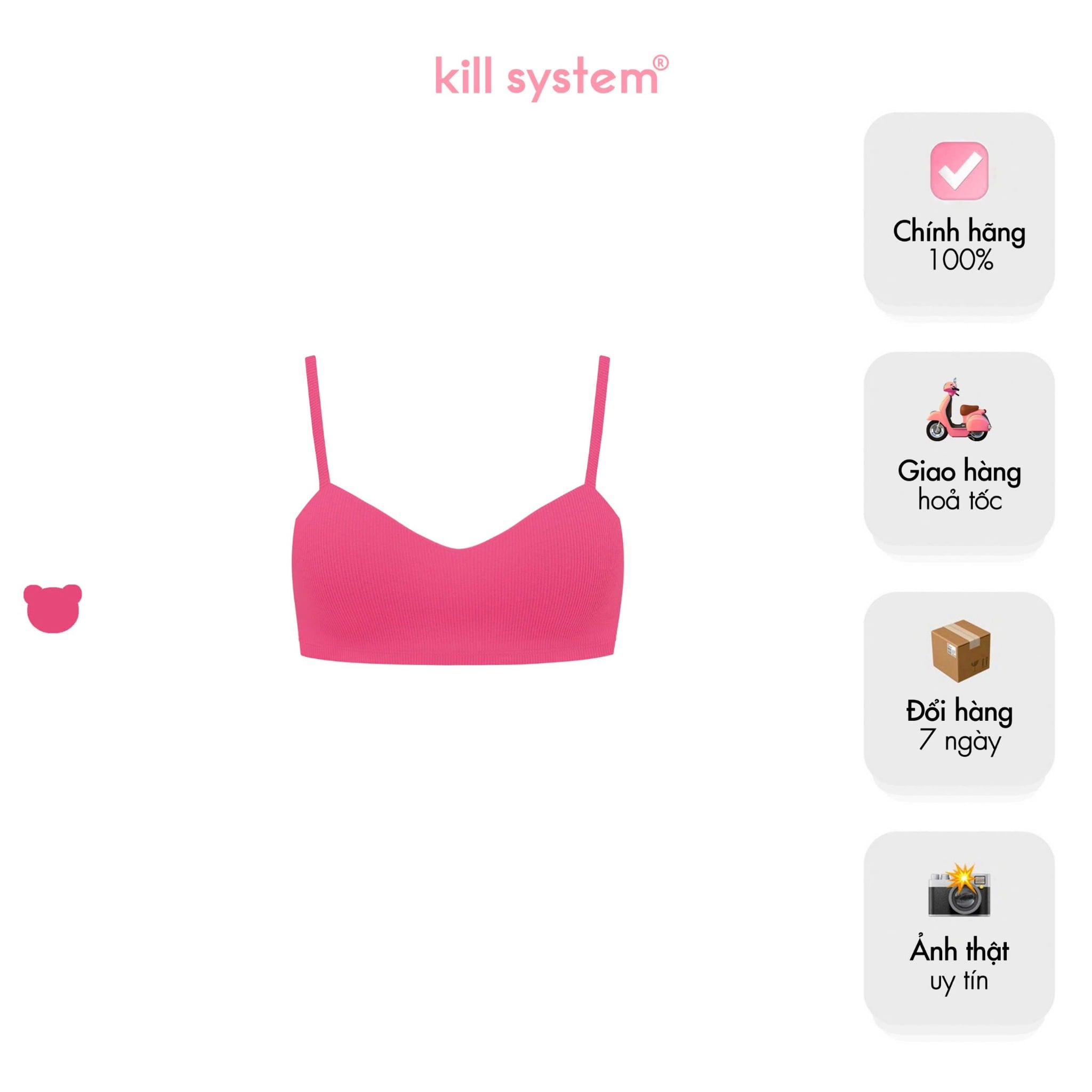  Áo hai dây ôm body có mút ngực Daddy's 