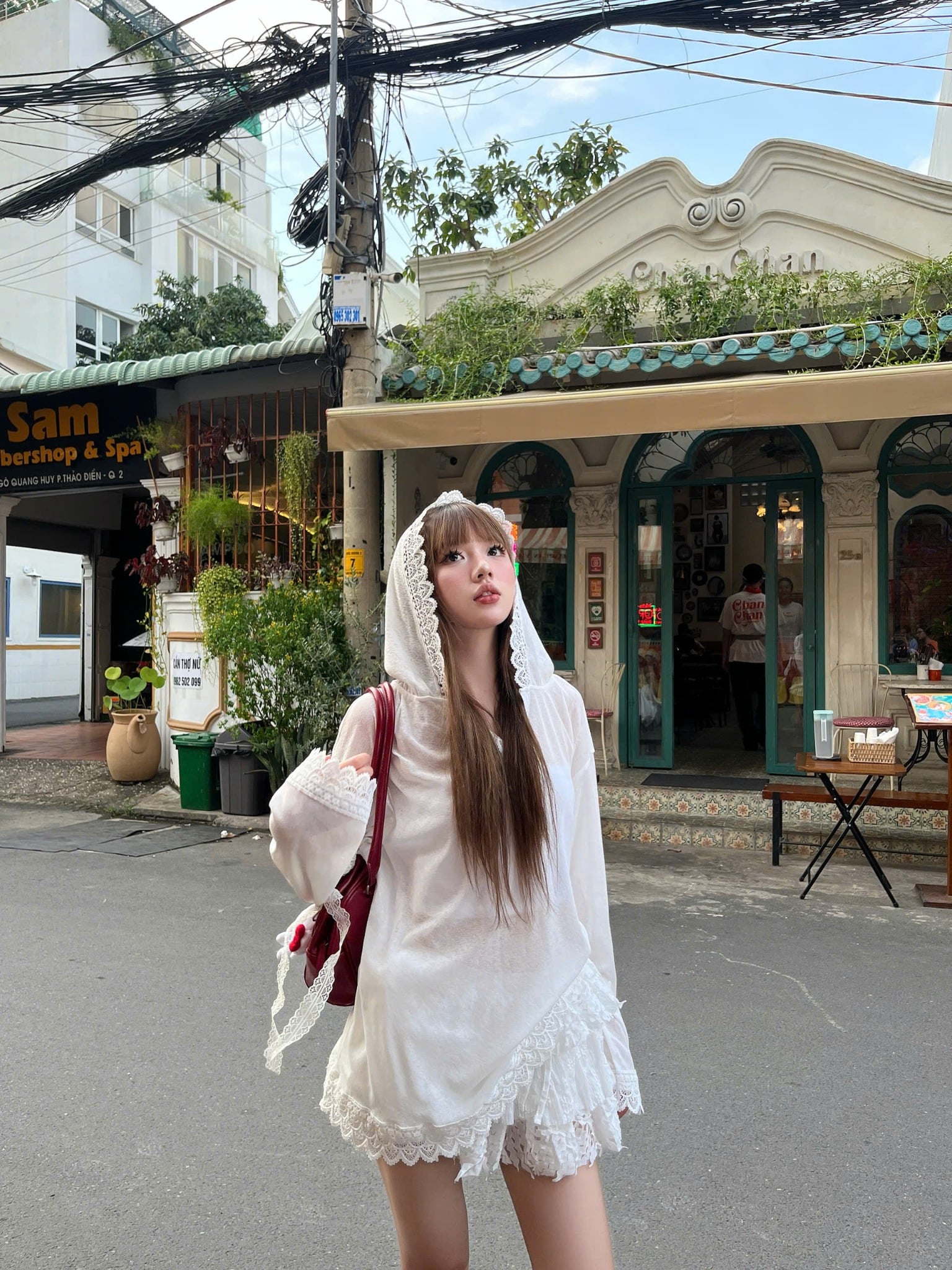  Áo hoodie xuyên thấu Seoha 