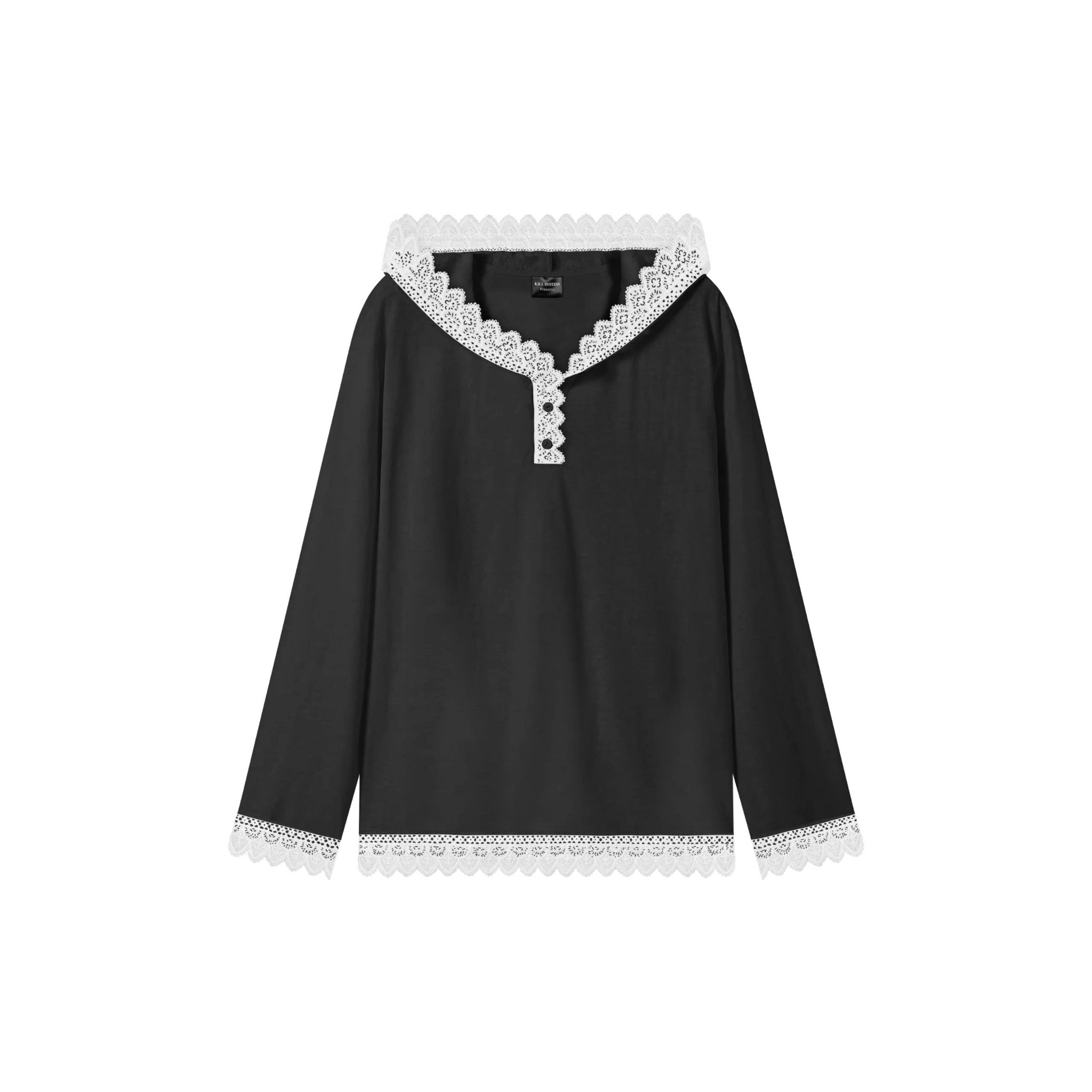  Áo hoodie xuyên thấu Seoha 